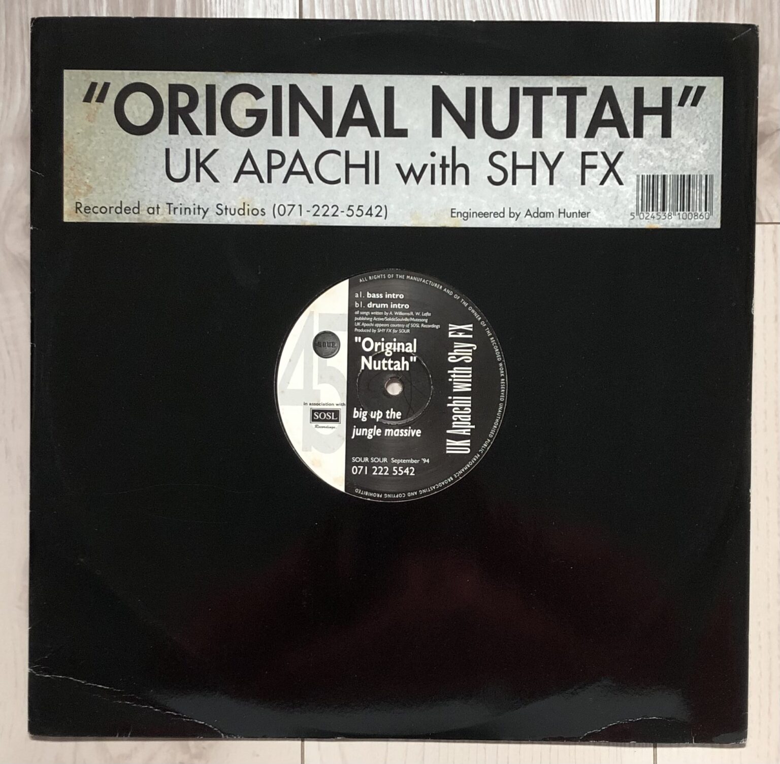 Uk Apachi With Shy Fx Original Nuttah Sour Junglemaniarecords