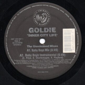 Goldie ‎– Inner City Life (The Unreleased Mixes) (12") FFRR ‎